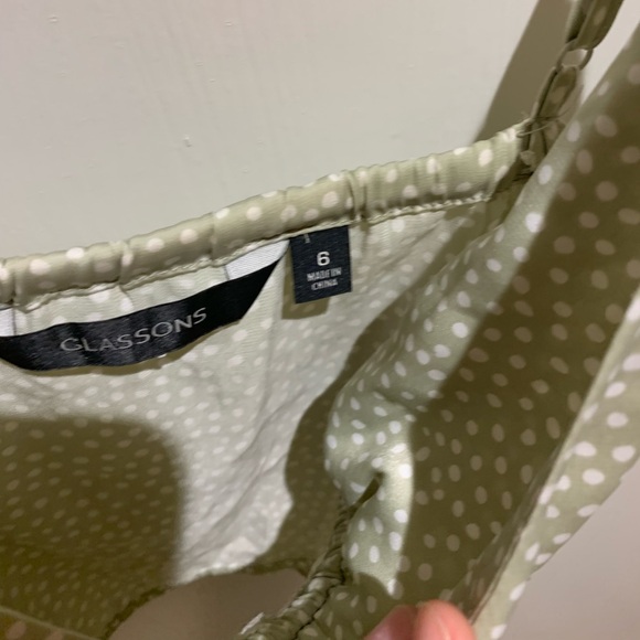 Glassons sage green silky camisole - Picture 6 of 7